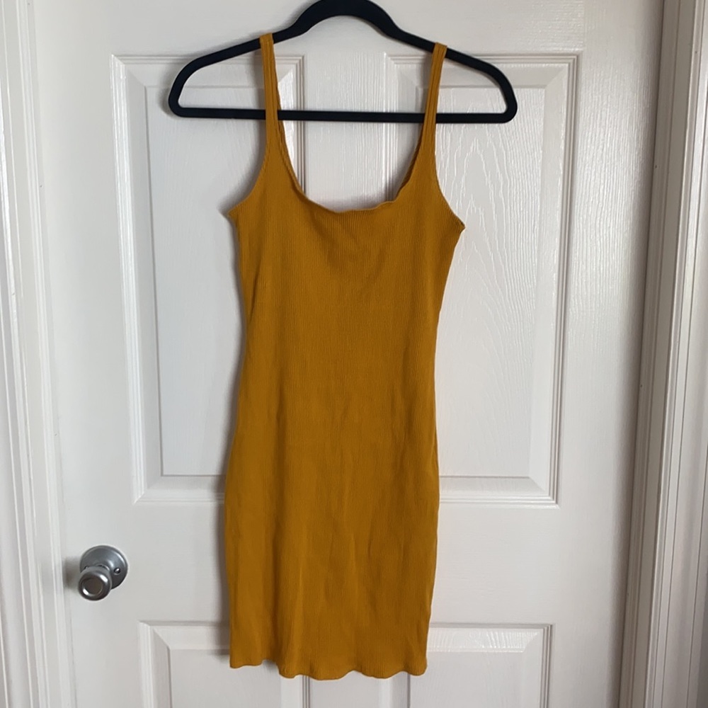 Summer tank yellow dress